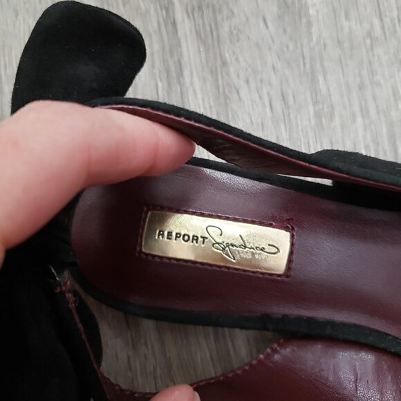 Report Signature Shani Slingback Flats Sz 8 Black - Picture 5 of 8